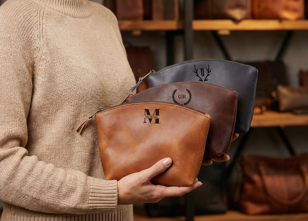 Leather Accessory Bag