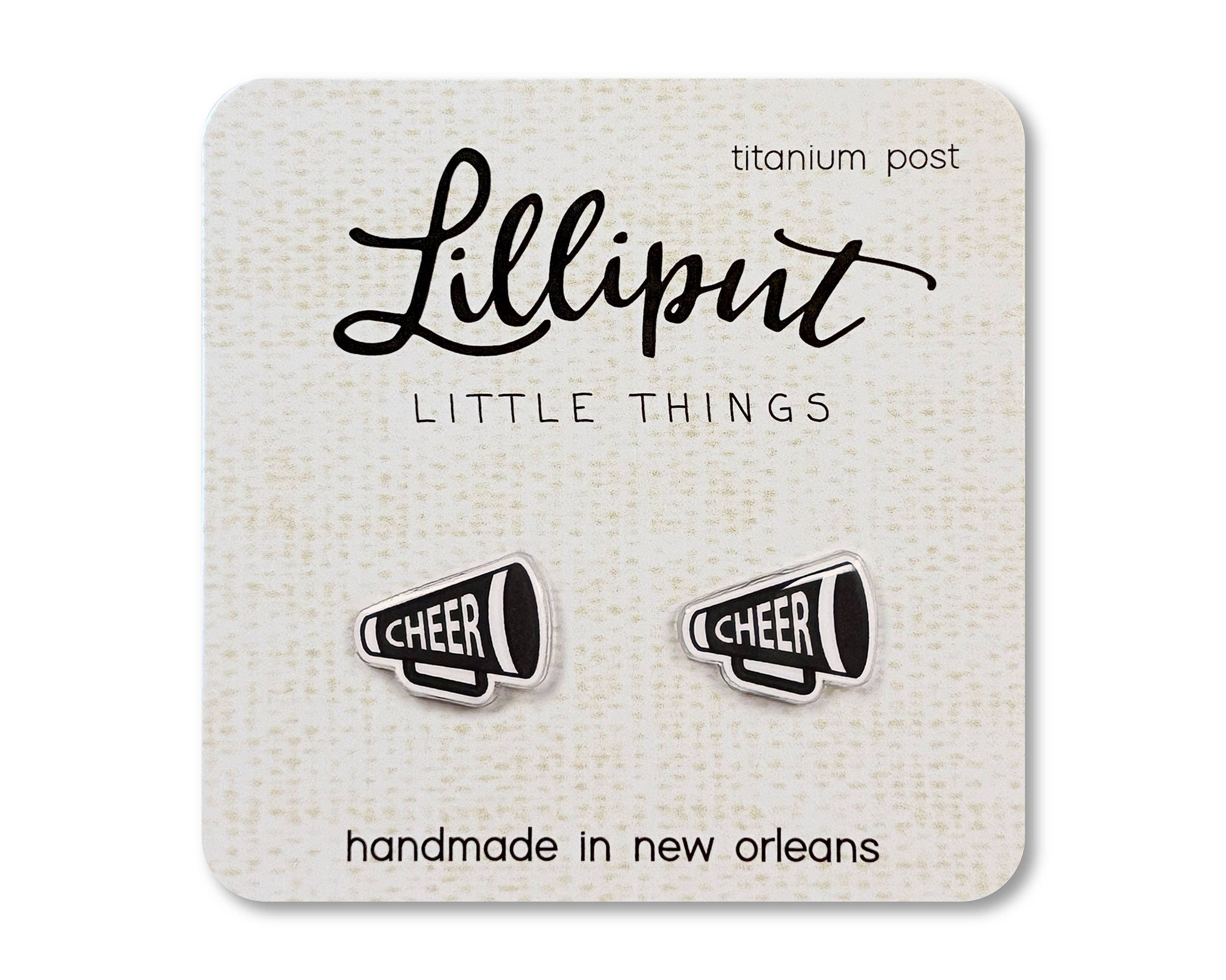Cheer Megaphone Earrings