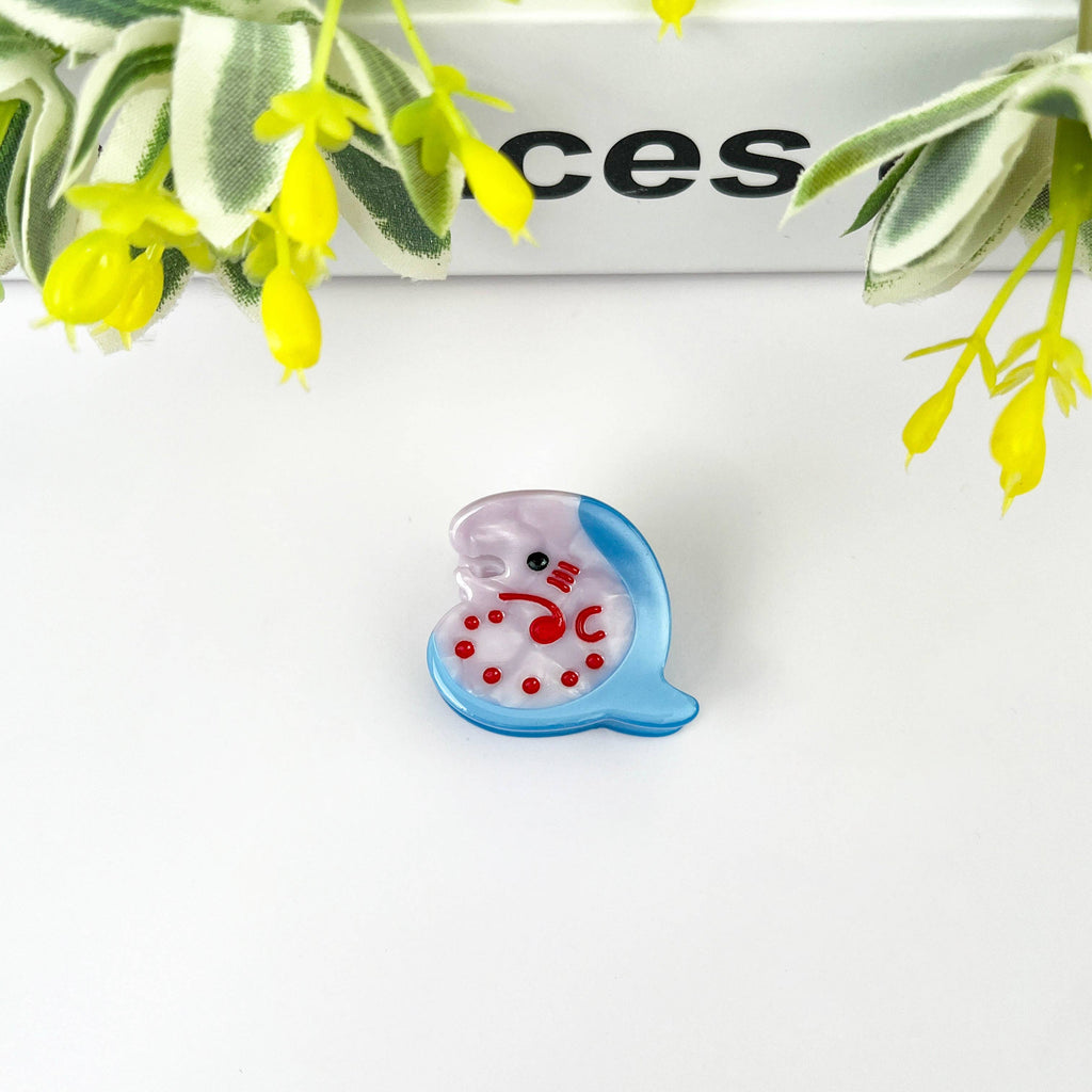 TheDivaSoap - Cute Mini Hair Claw Clip, Marine Animal Hair Clip
