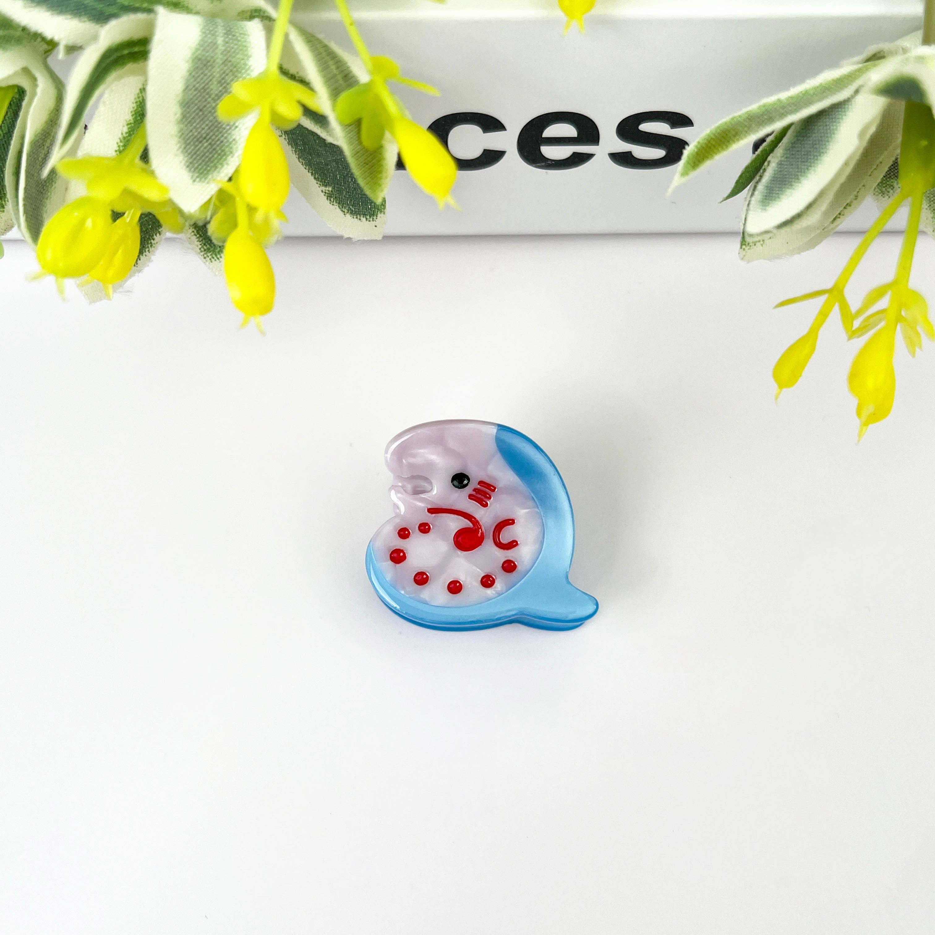 TheDivaSoap - Cute Mini Hair Claw Clip, Marine Animal Hair Clip
