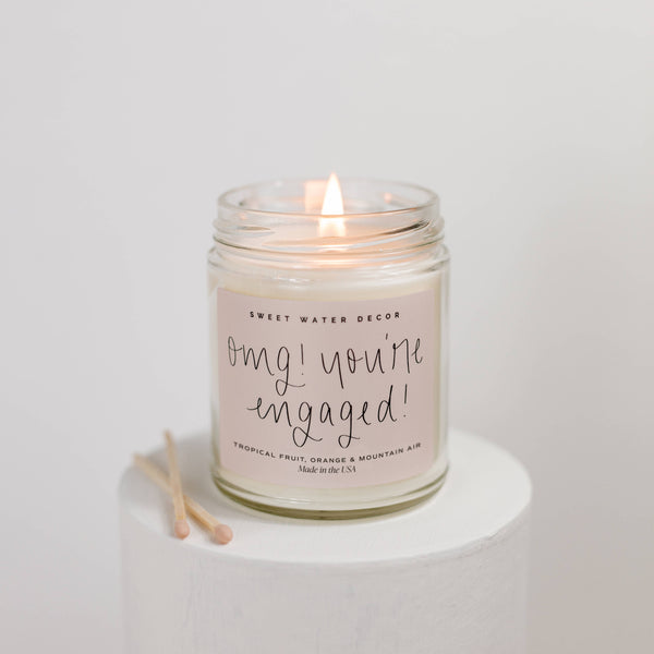 Clear Jar Candle | OMG! You're Engaged!