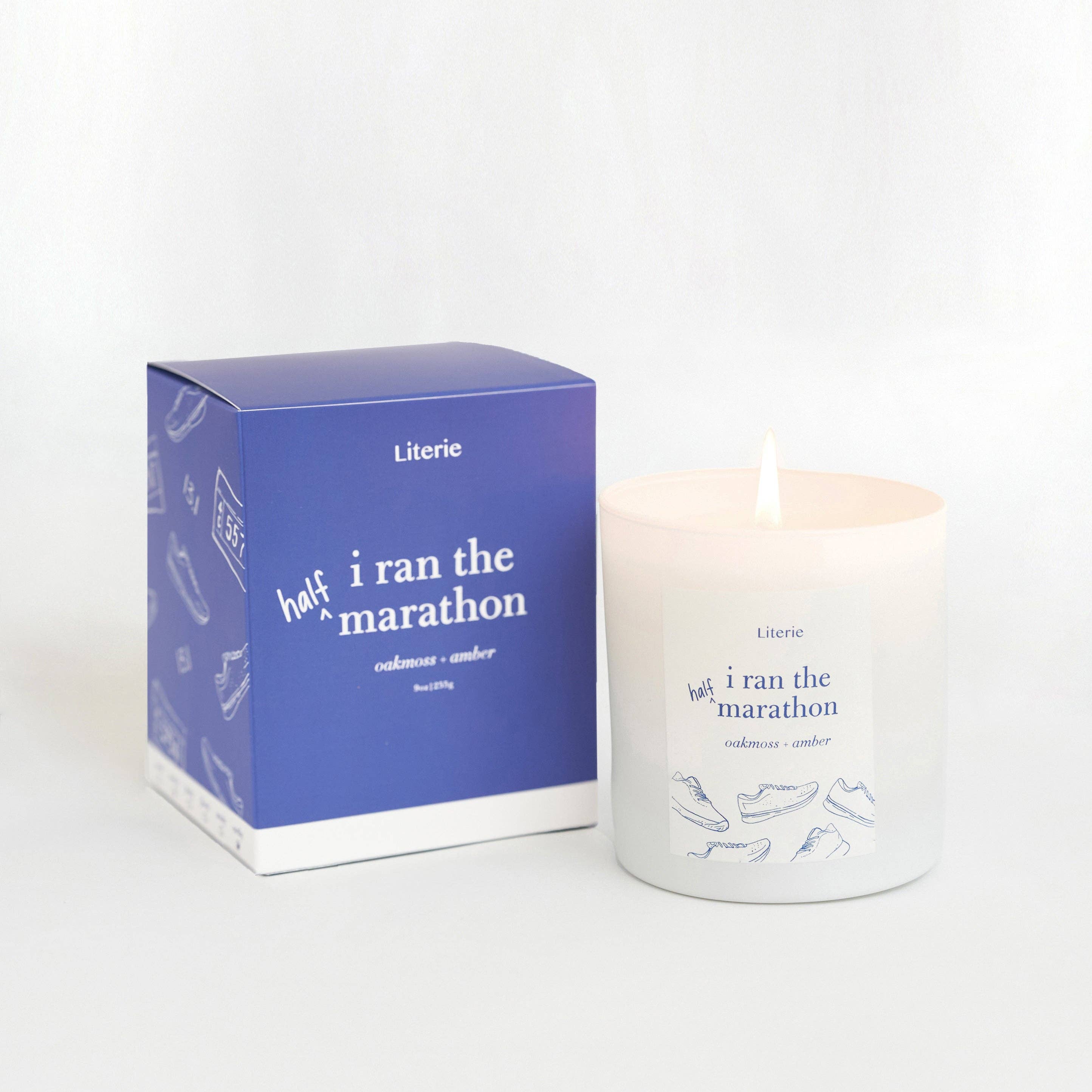 I Ran the Half Marathon| Candle