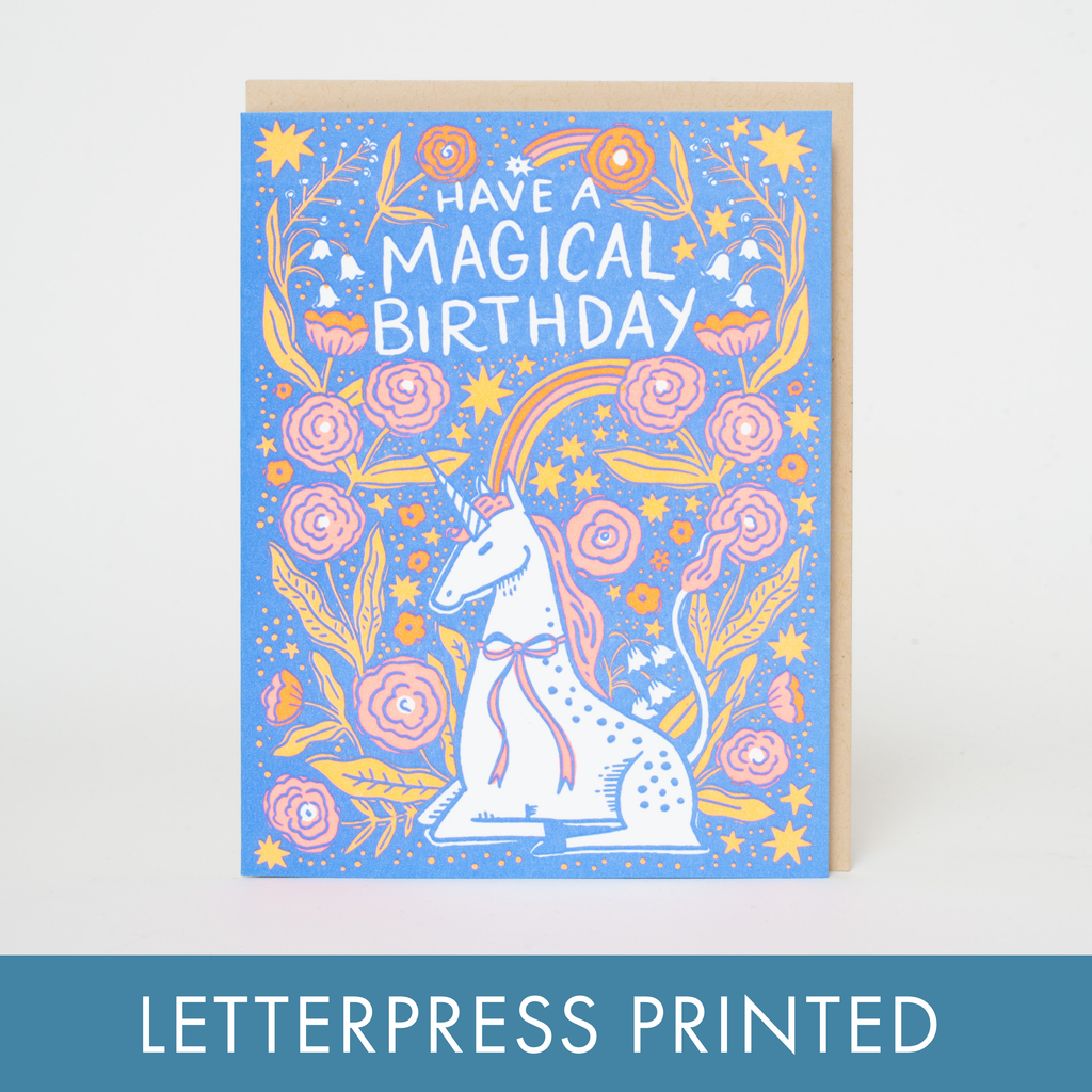 Birthday Card | Magical Unicorn