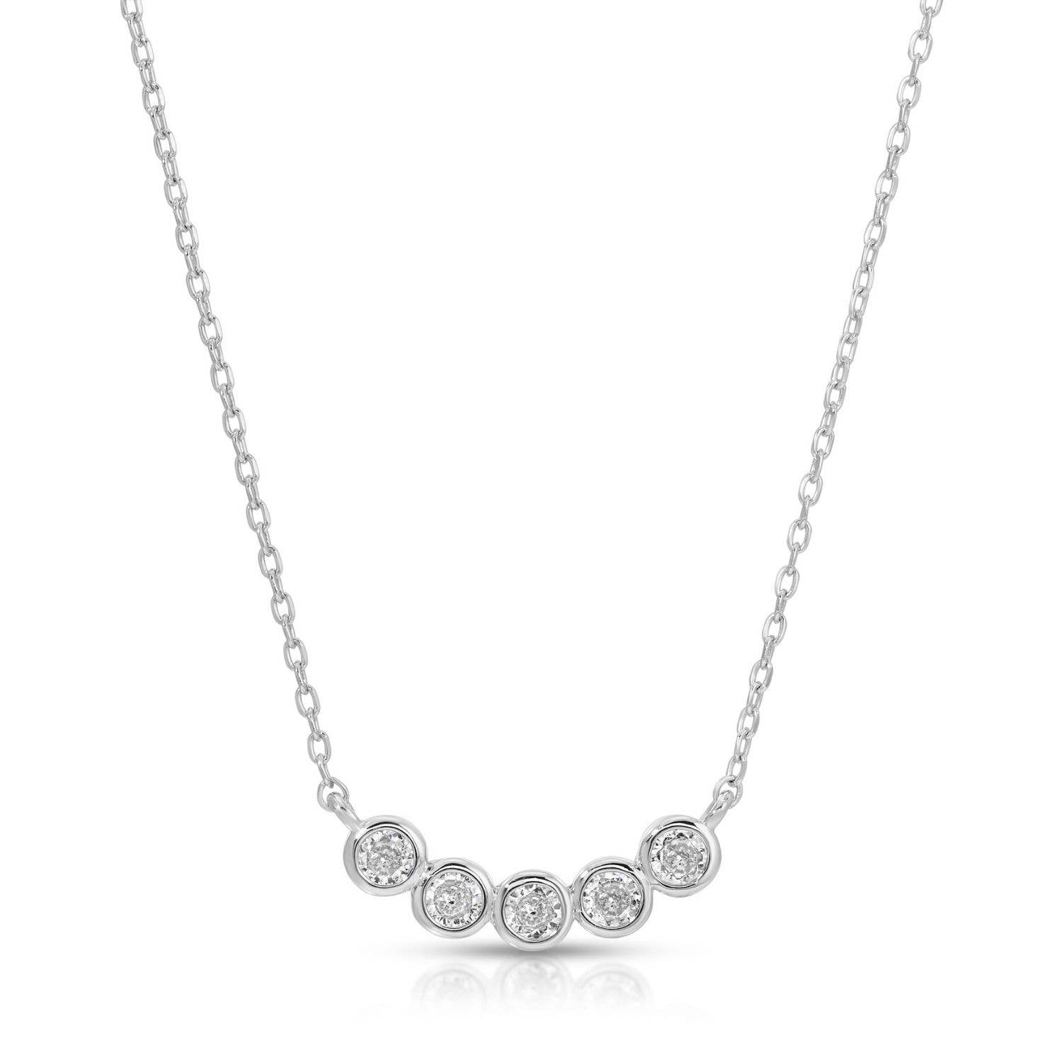 Multi Diamond Necklace