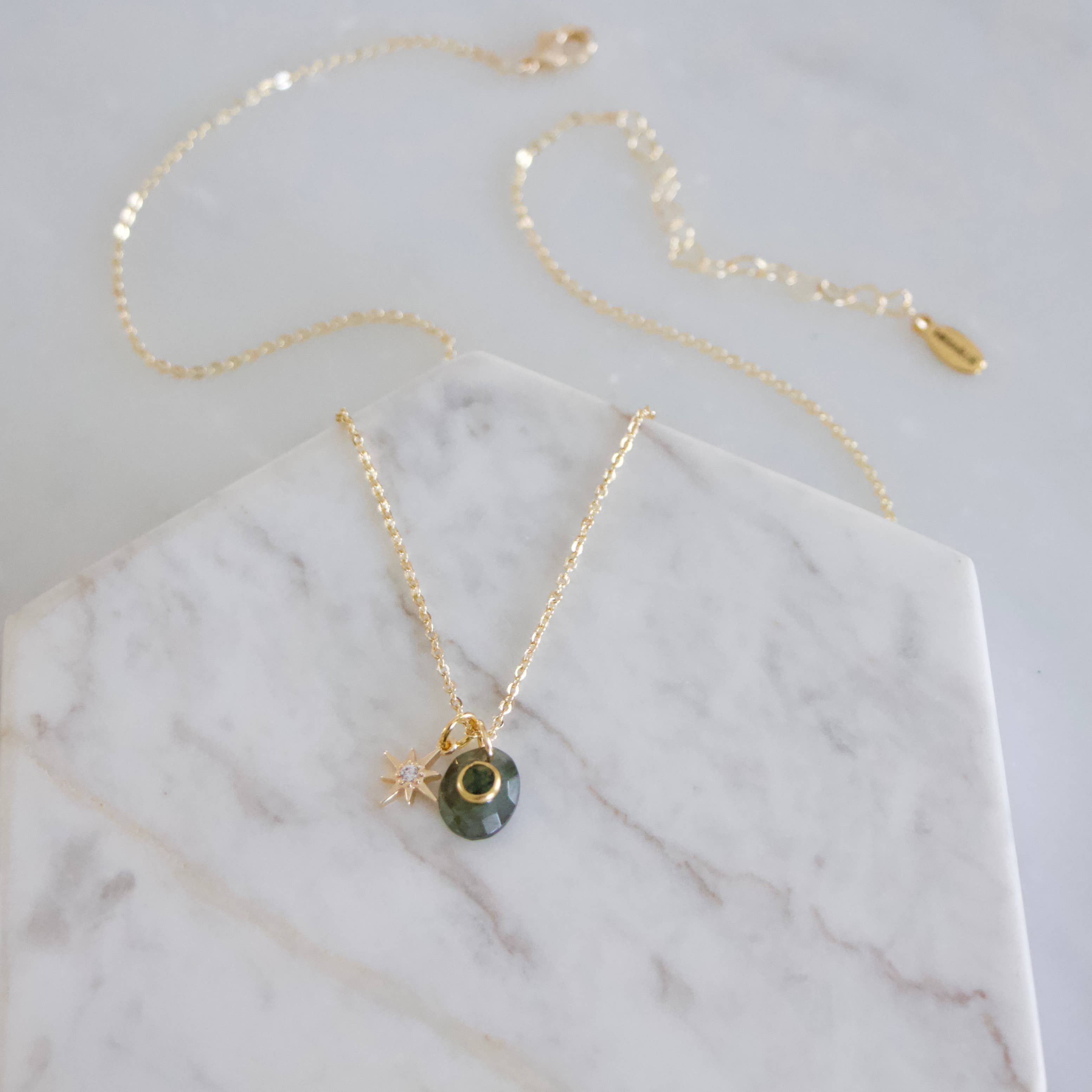 Labradorite Star Necklace 