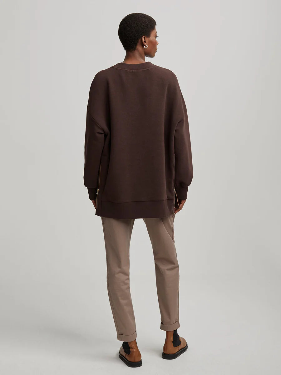 Women's Mae Boyfriend Sweat | Coffee Bean