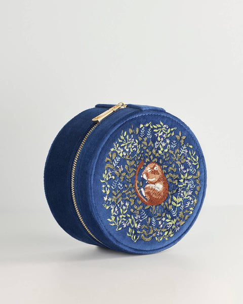 Chloe Dormouse Jewelry Box | Navy