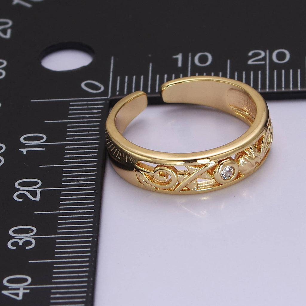 Ornament Adjustable Ring
