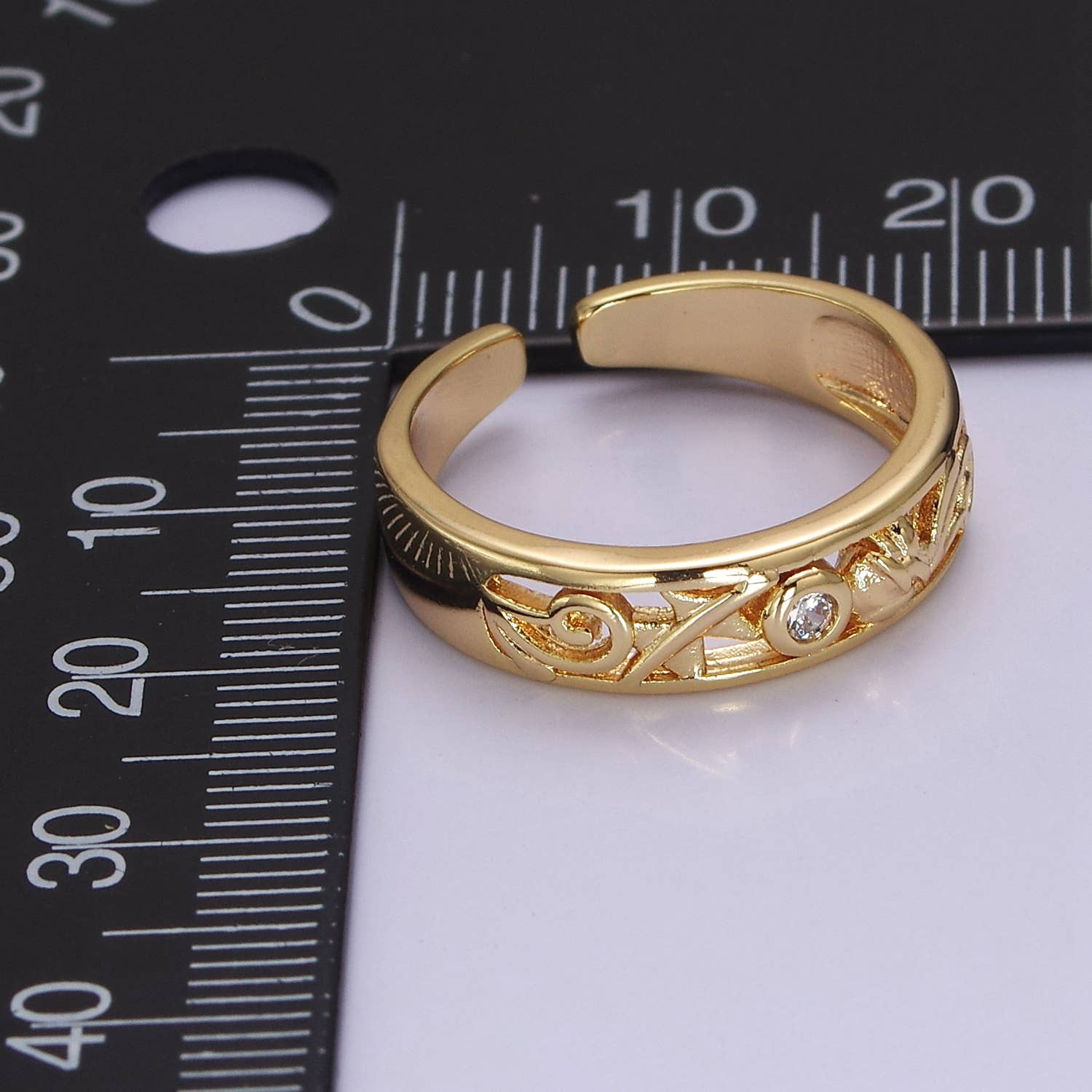 Ornament Adjustable Ring