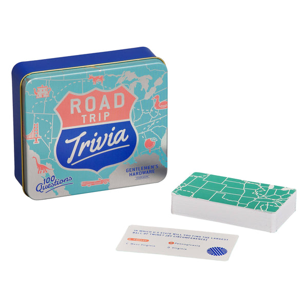 Road Trip Trivia | 100 Card Game Set