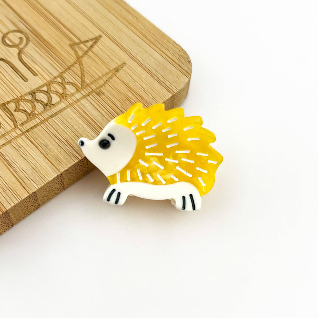 TheDivaSoap - Mini Hedgehog Hair Claw Clip, Animal Hair Clip