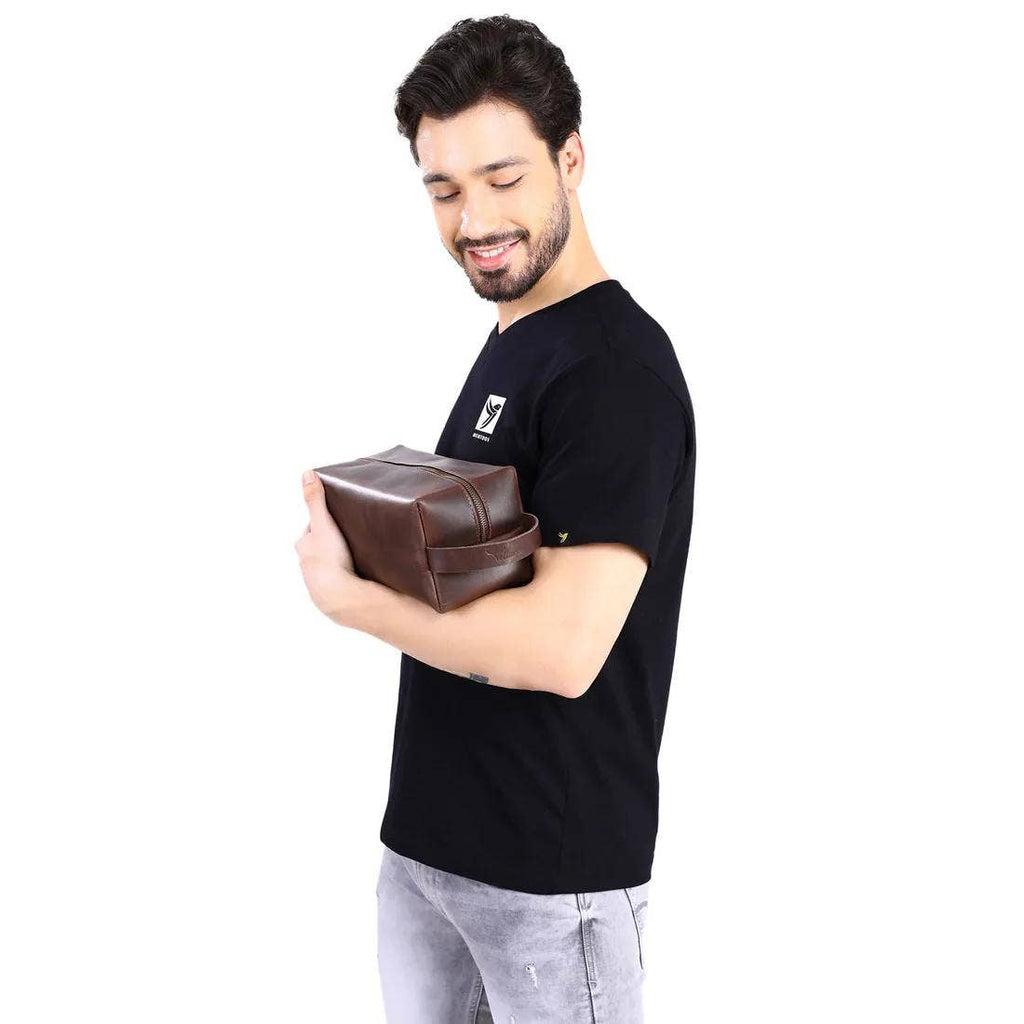 Leather Toiletry Bag