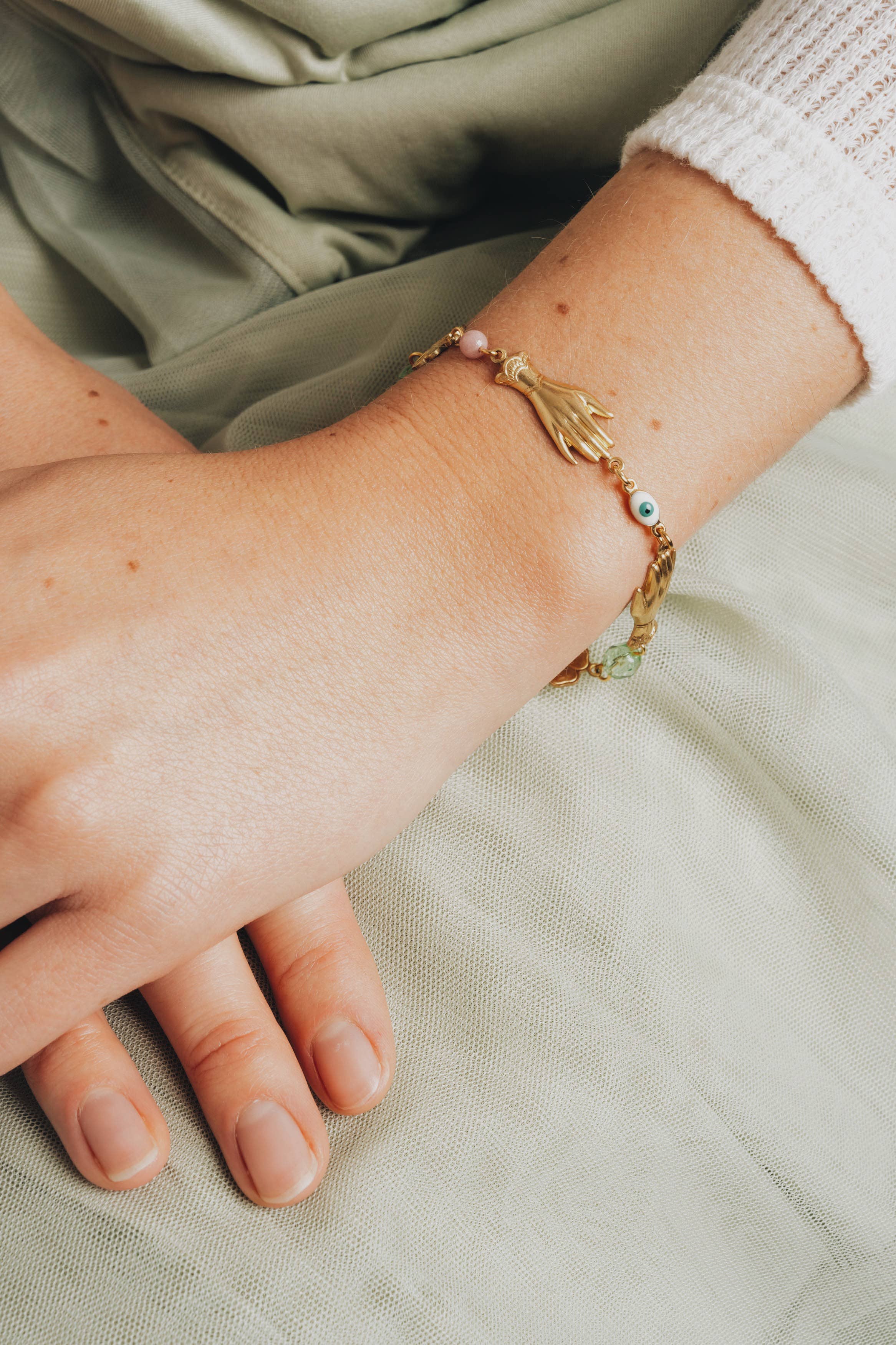 Flower Charm Bracelet