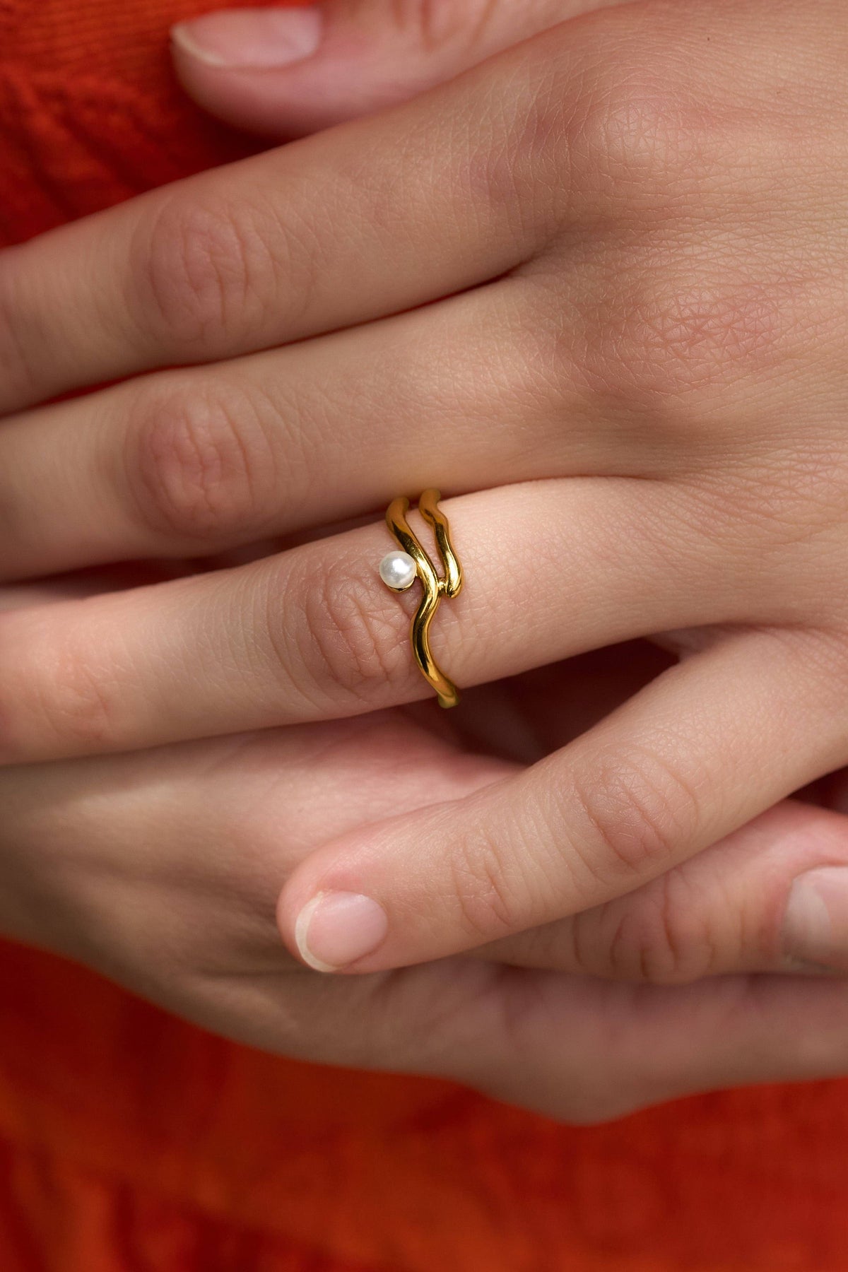 Peter and June - Cove Ring - 18K Gold Plated