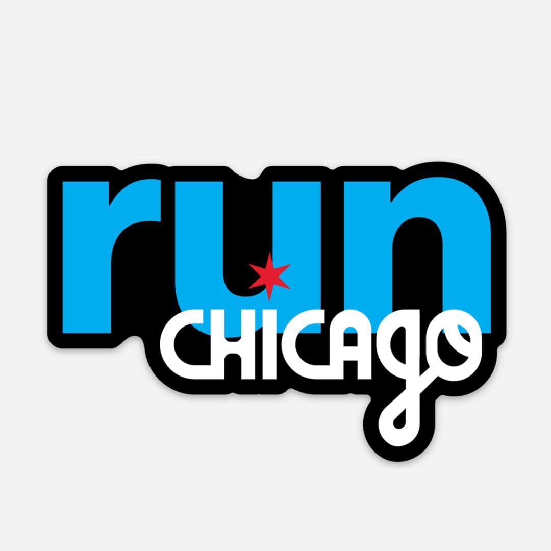 Run Chicago Sticker – Lively Athletics