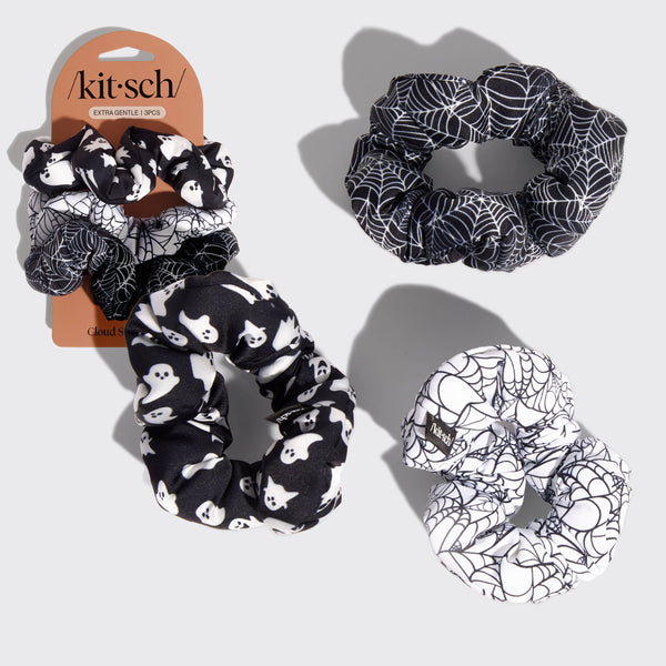 Cloud Scrunchies 3pc Set - Spiderweb