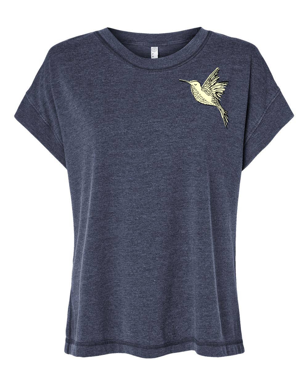 Megan Lee Designs - Hummingbird : Vintage Wash Loose Tee