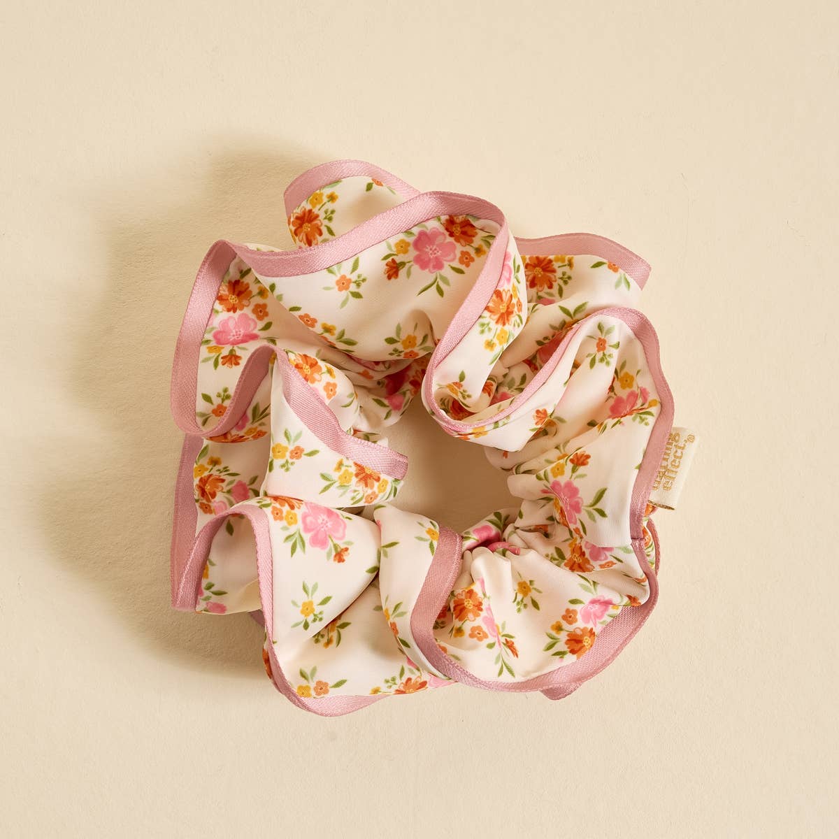 Ruffle Up Scrunchie | Cream