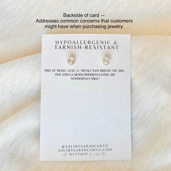 gold | dainty vine earrings