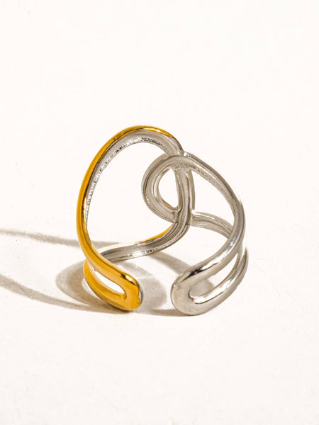 Abstract Two Tone Ring