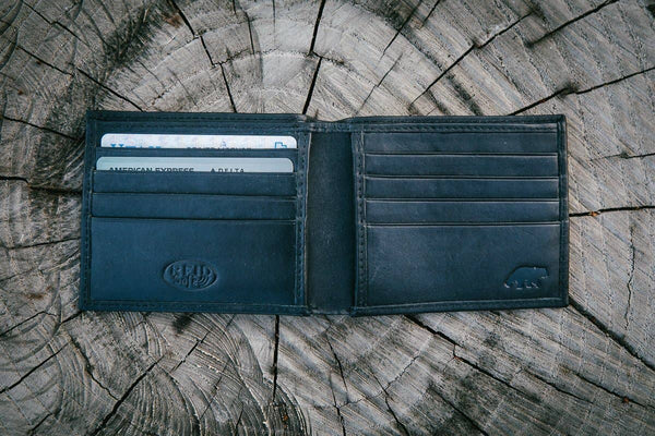 Slim RFID Bifold: Black