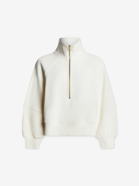 Women's Milano  Half Zip Sweater | Ivory