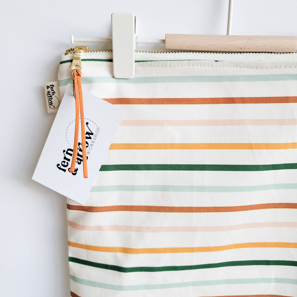 Water Resistant Wet/Dry Bag | Juliette Stripe
