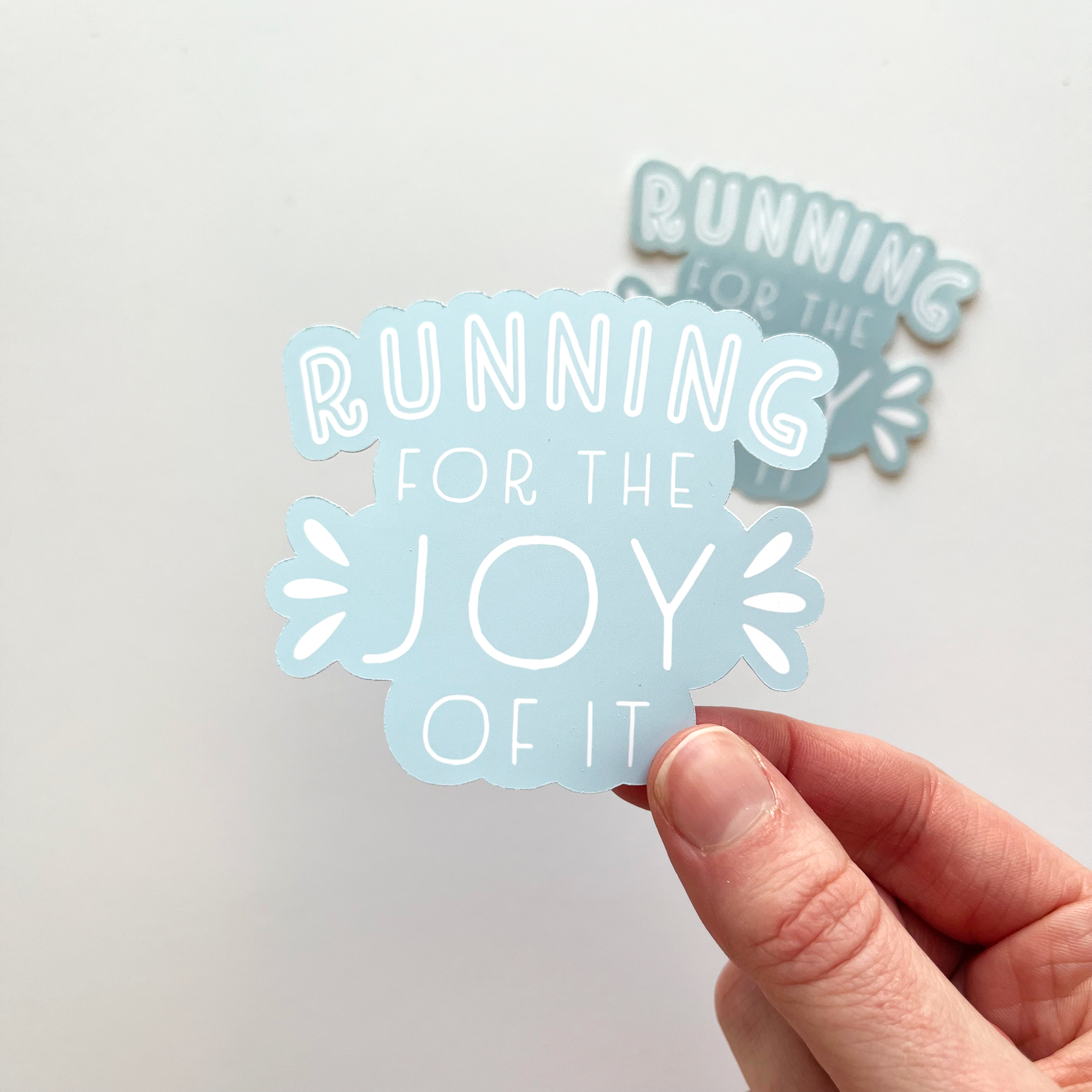 Running For The Joy Of It Sticker