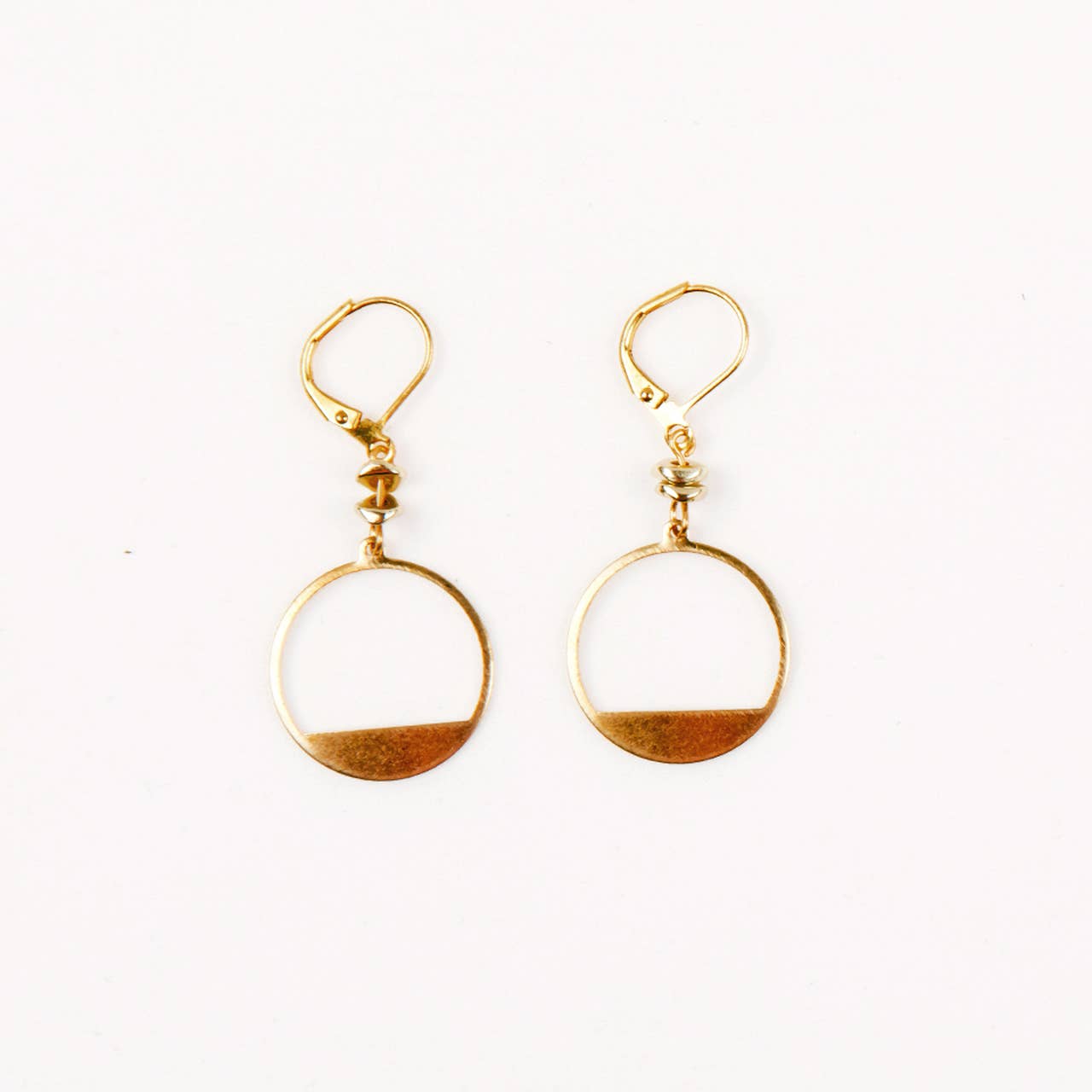 Cut Out Circle Earrings