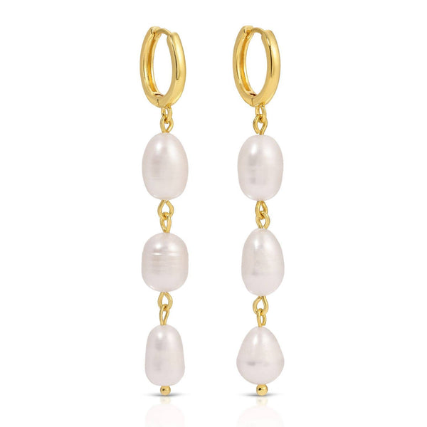 Triple Pearl Huggies