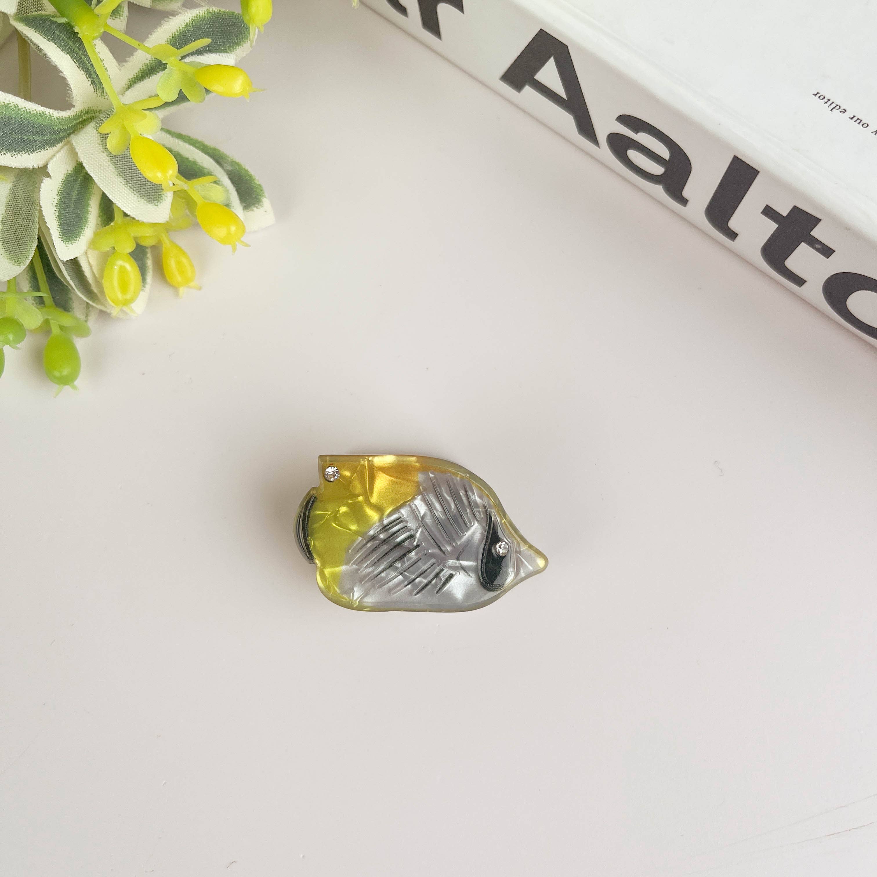 TheDivaSoap - Marine Animal Series Hair Clip, Acetate Mini Claw Clips