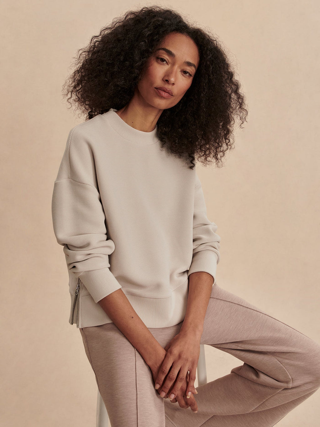 Addelyn Sweat| Silver Grey