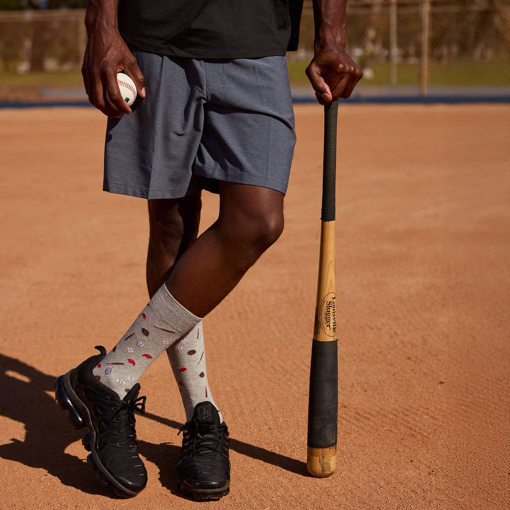 Socks that Support Youth Sports (Baseballs)