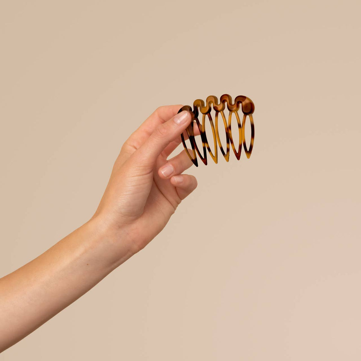 KITSCH - Recycled Plastic French Hair Combs 2pc Set - Tort