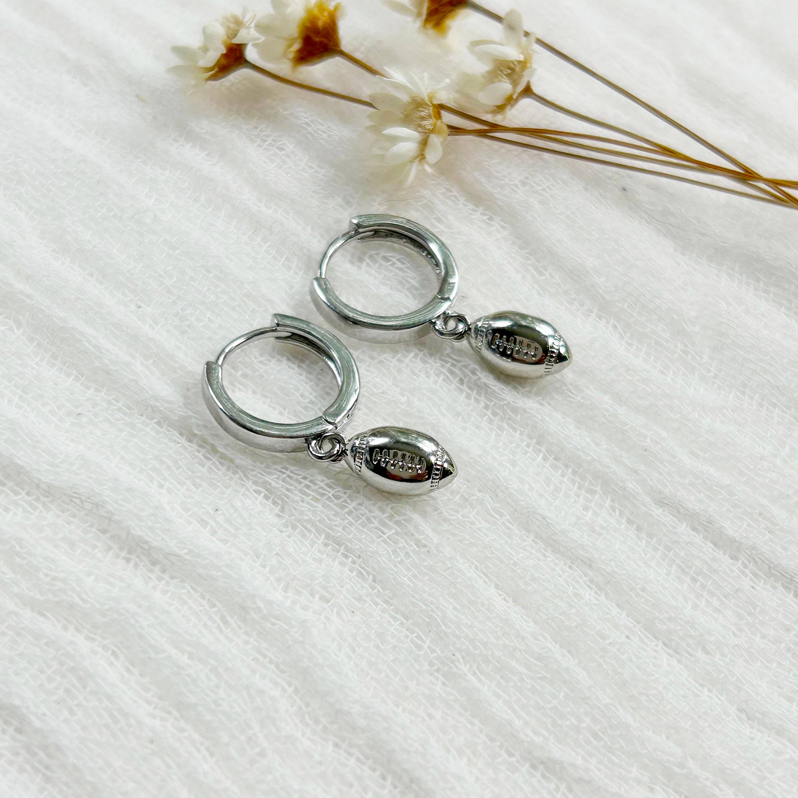 Game Day Charm Hoops
