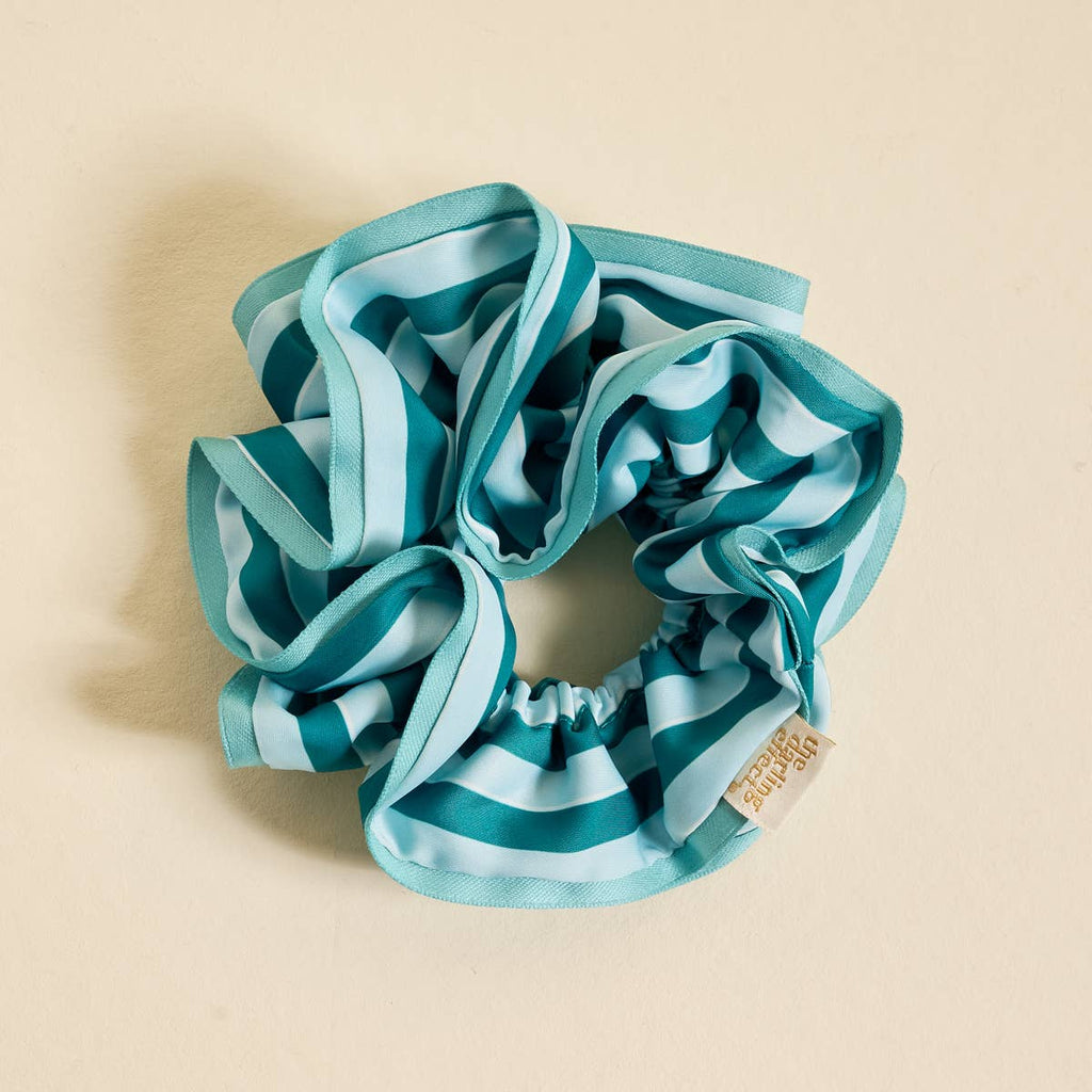 Ruffle Up Scrunchie | Sicily Stripes