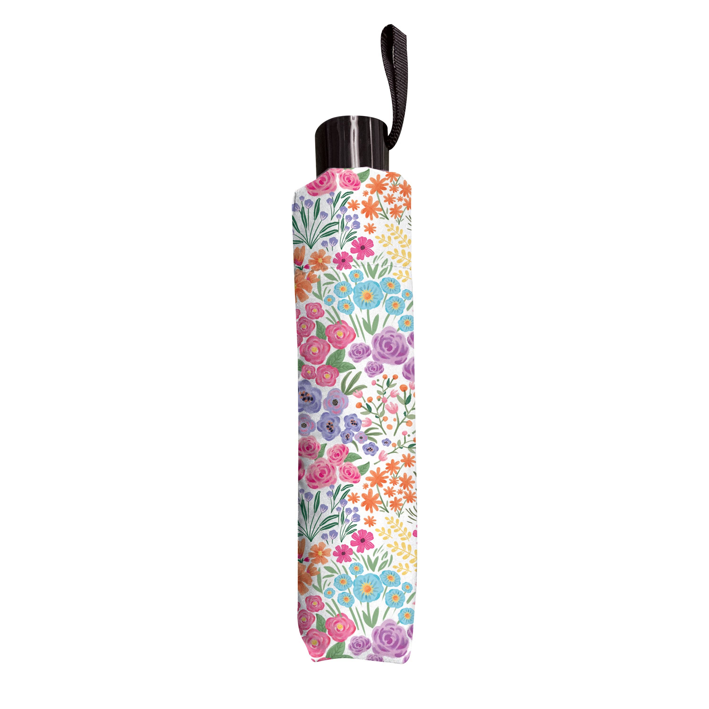 Evergreen Enterprises - Bunny Blooms Umbrella Manual Compact with Sleeve, Floral Dit