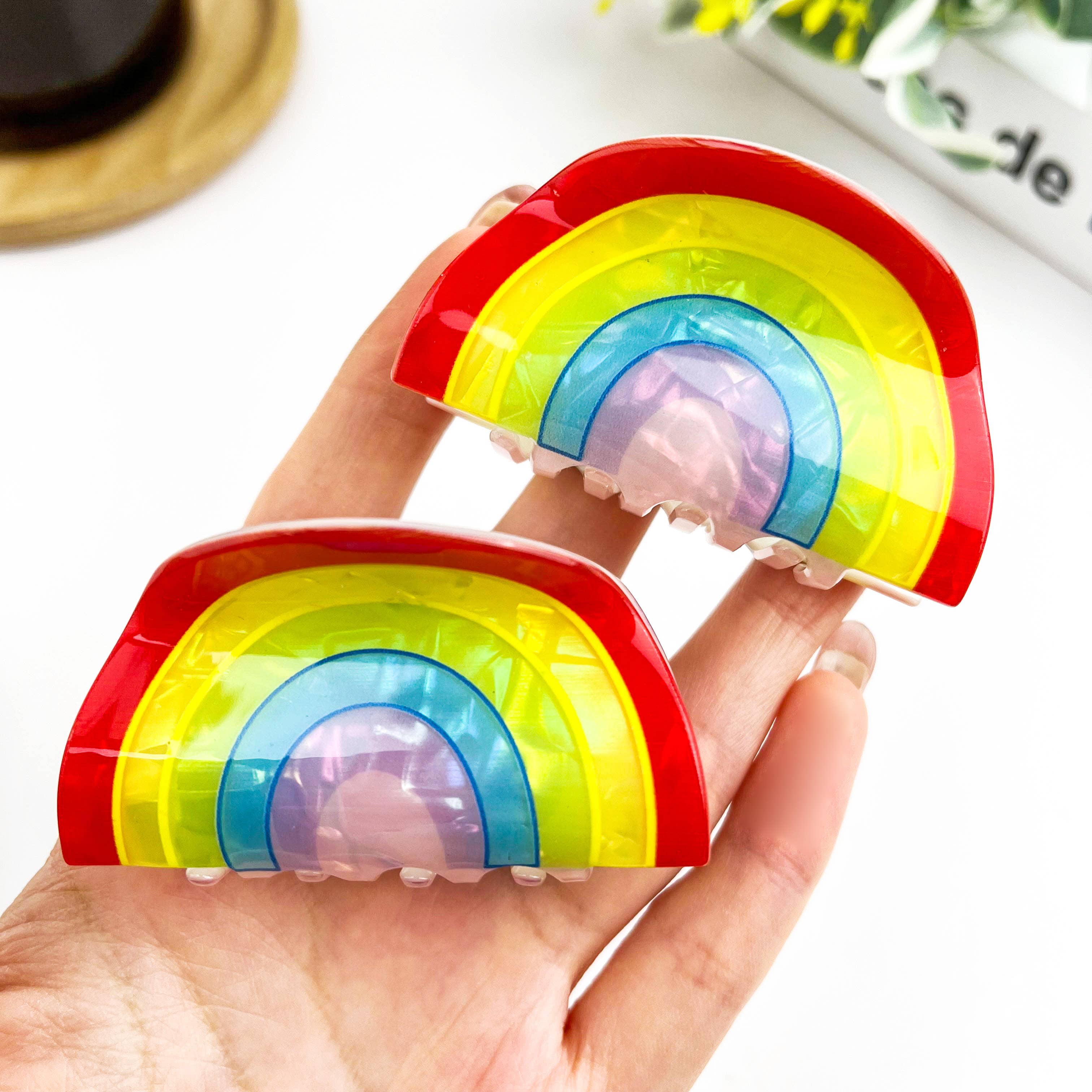 TheDivaSoap - Rainbow Claw Hair Clip