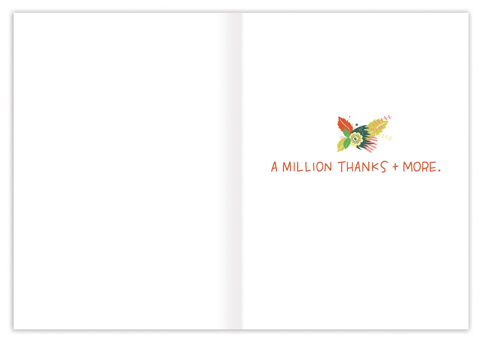 Floral Thank You Card