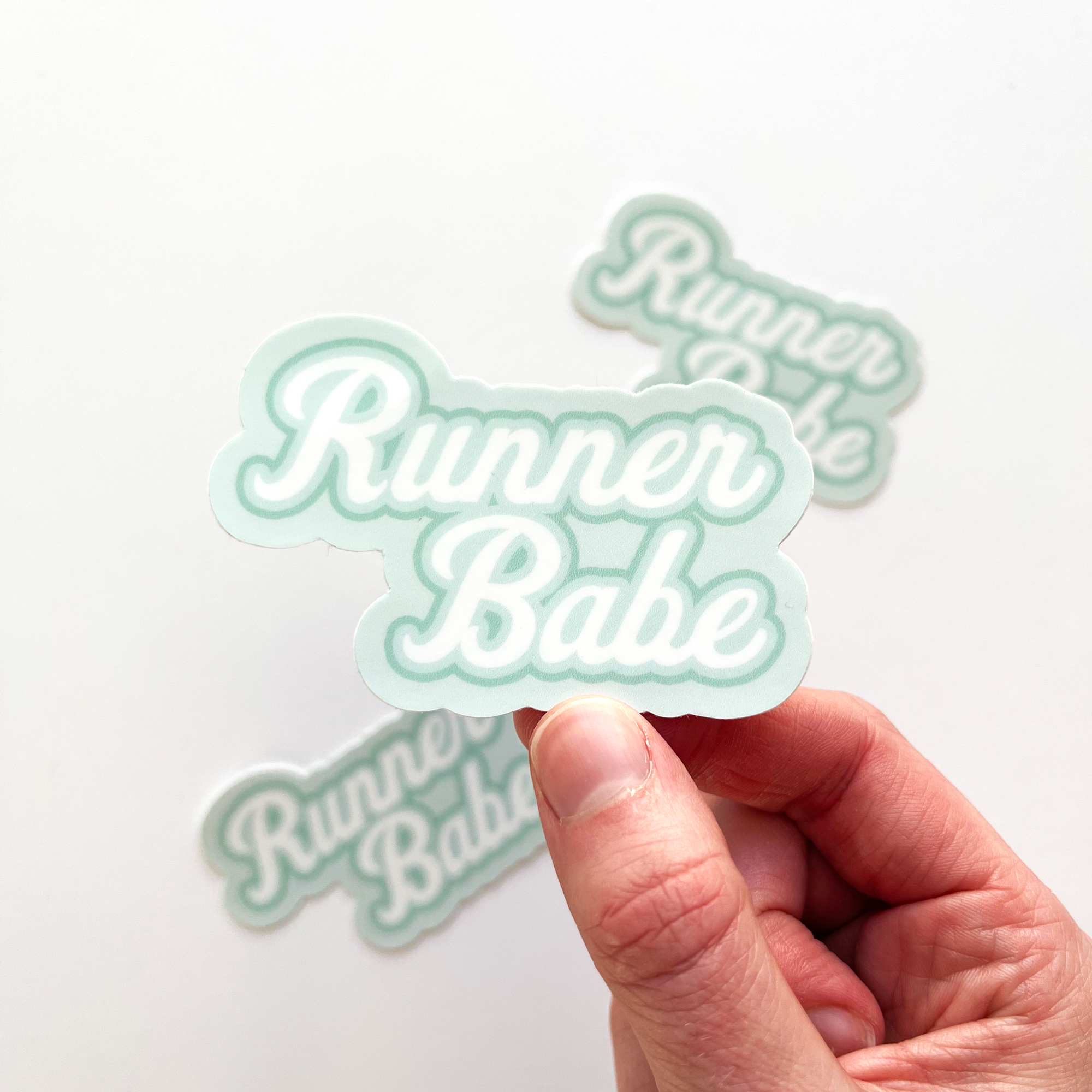 Runner Babe Sticker