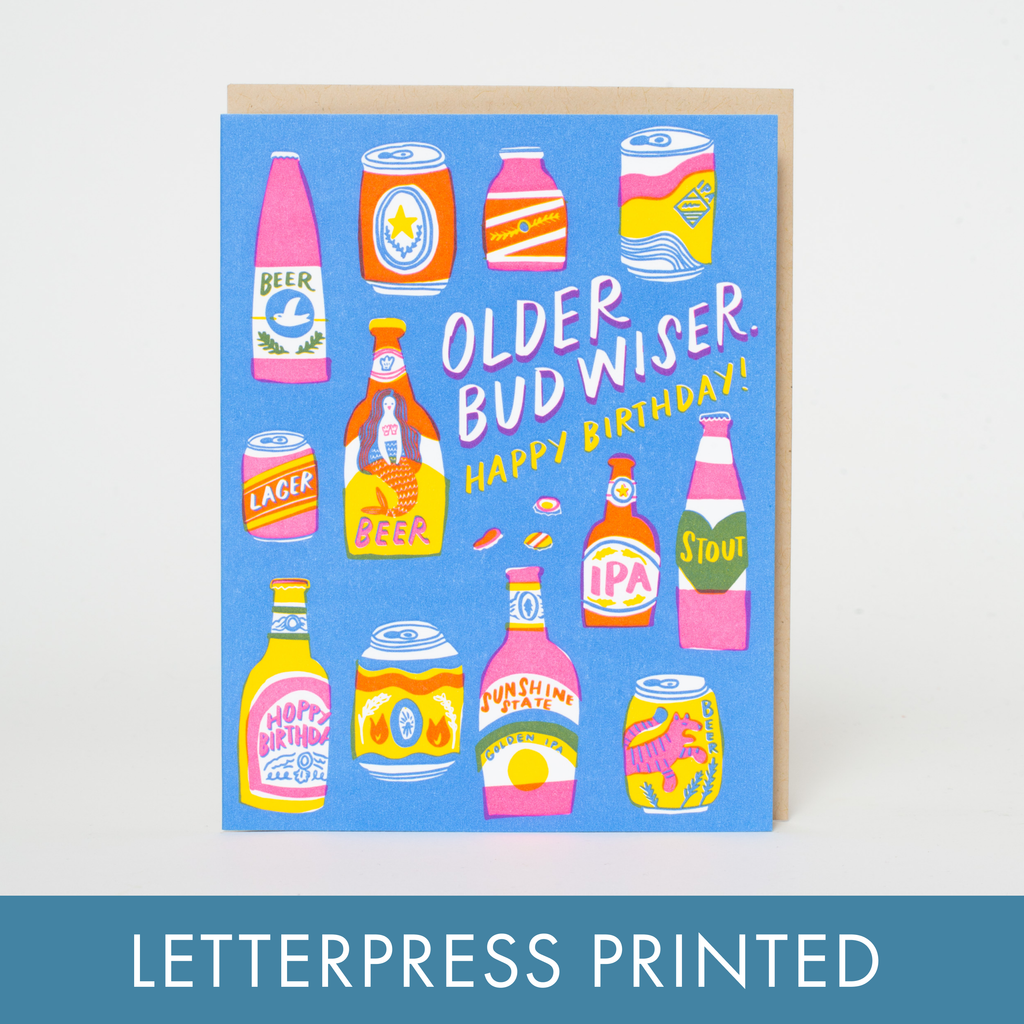 Birthday Card | Older Bud Wiser