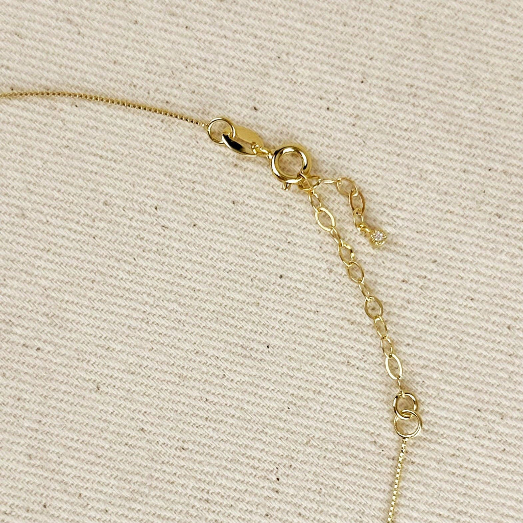 Mini CZ Solitaire Necklace