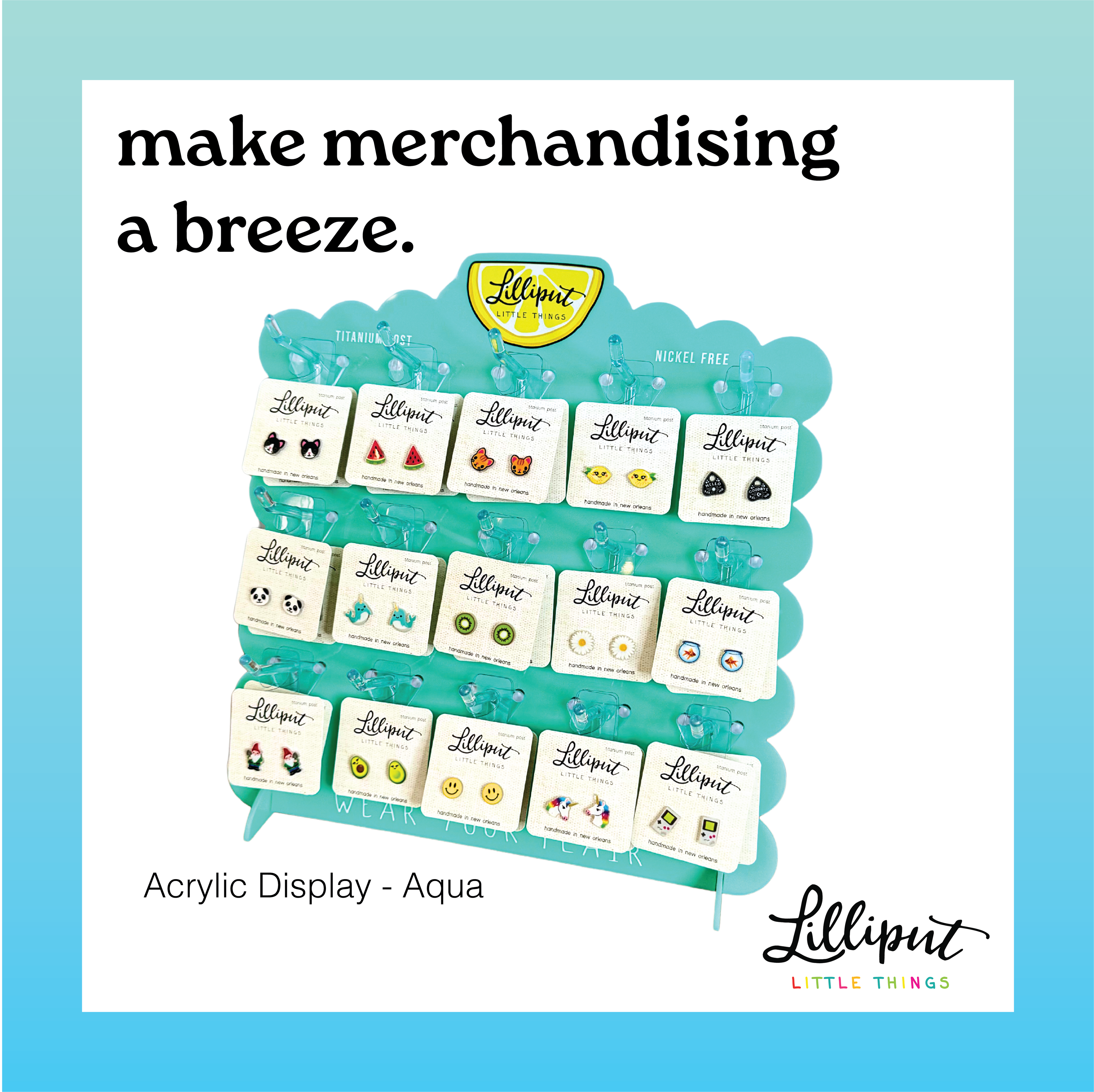 Lilliput Little Things - Ladybug Earrings // Kids Earrings