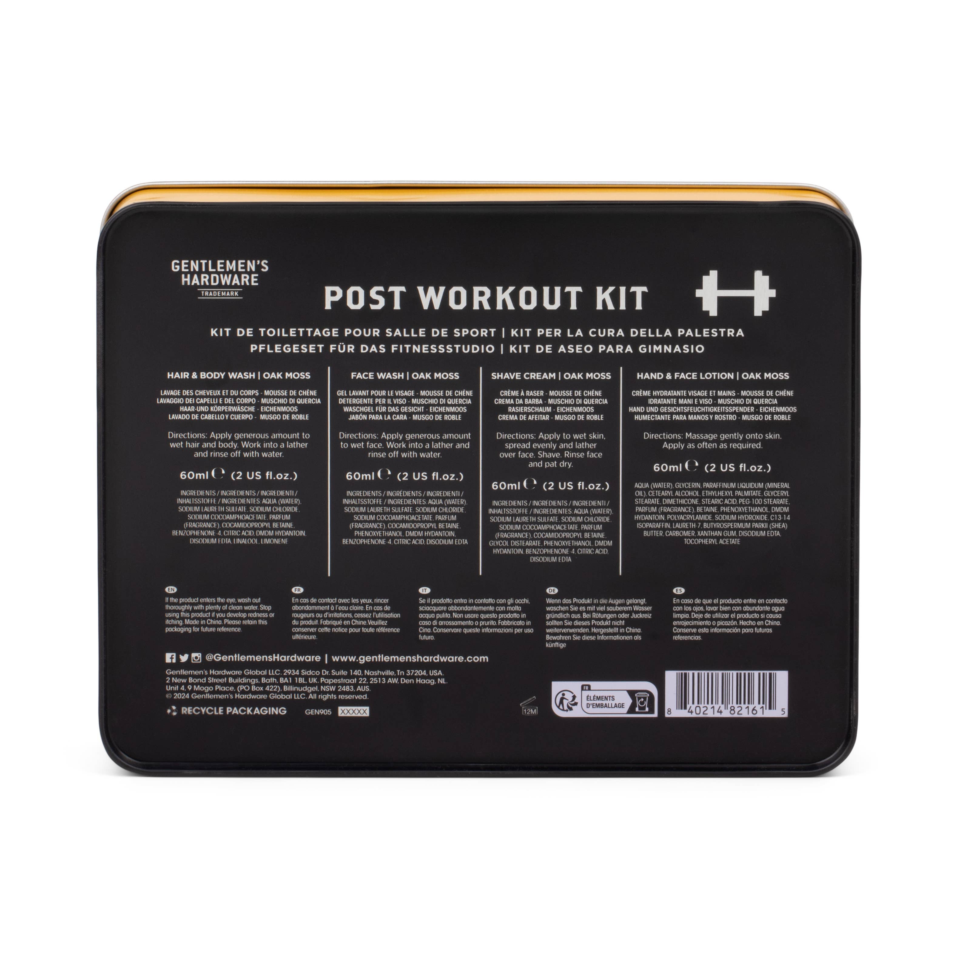 Post Gym Kit