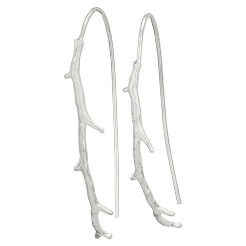 Icy Branches Sterling Silver Earrings