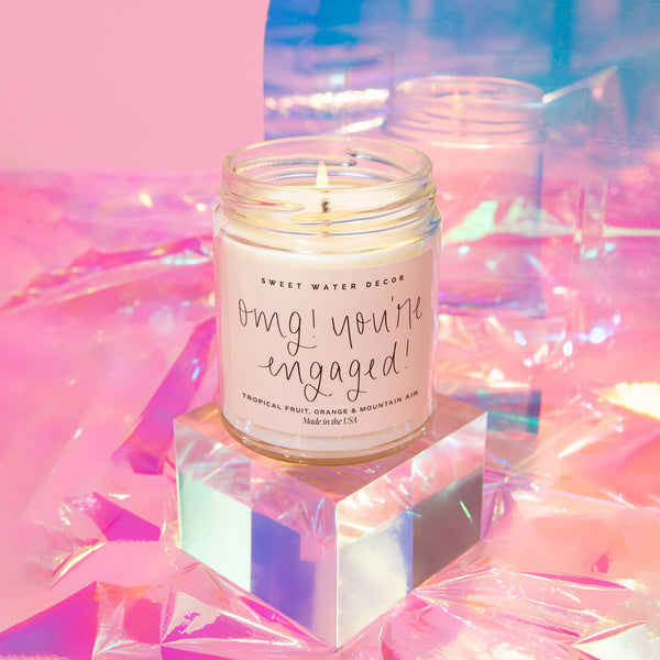 Clear Jar Candle | OMG! You're Engaged!