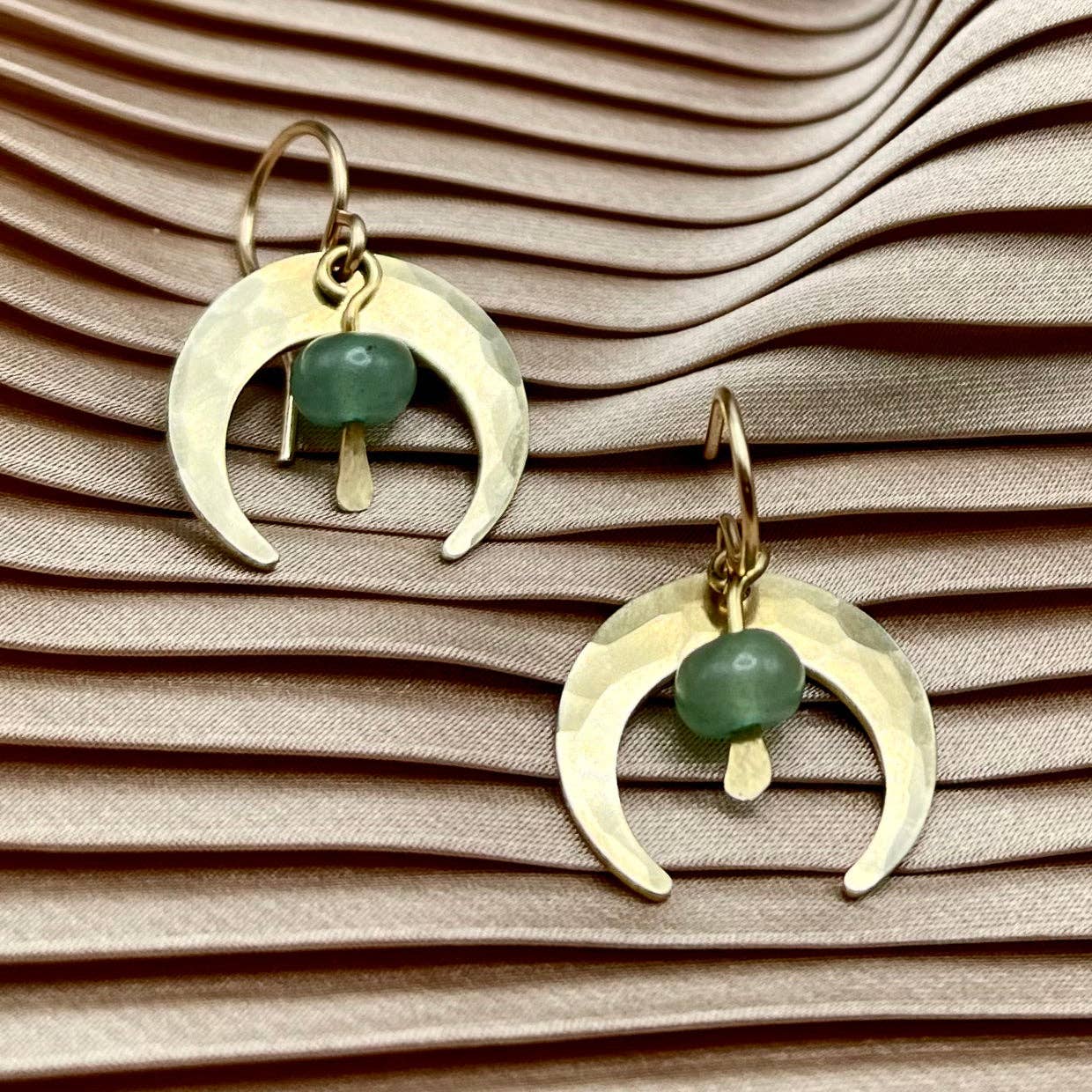 Handmade Crescent Earrings
