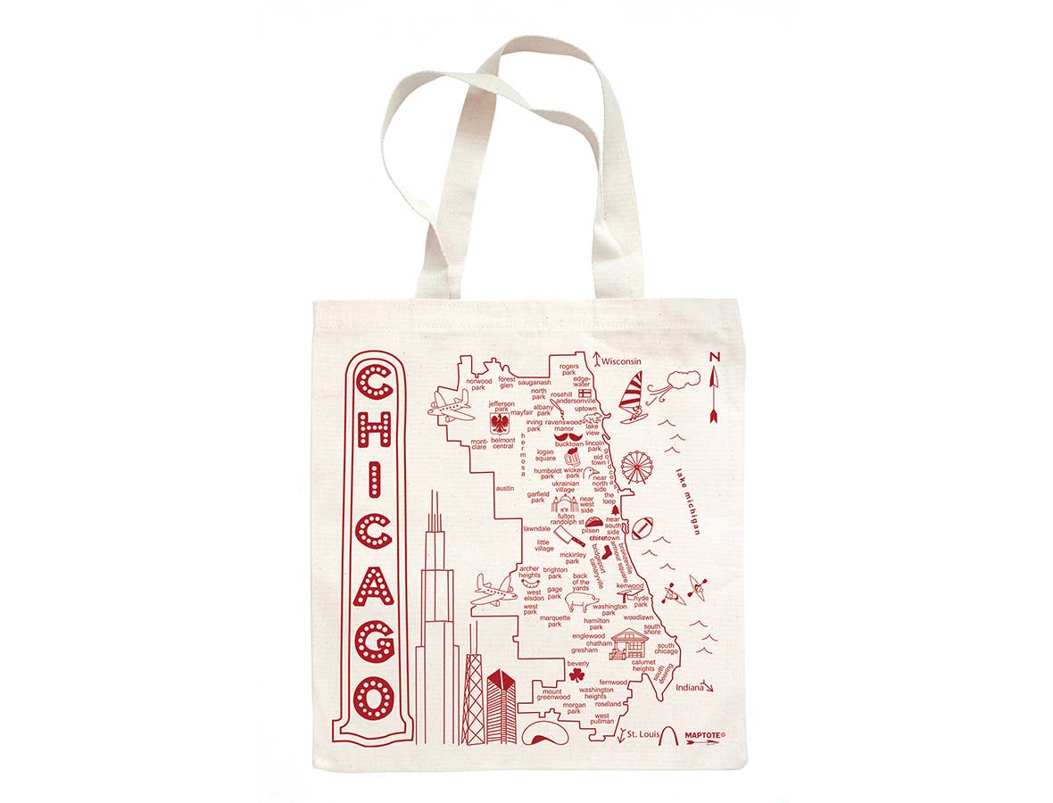 Maptote - Chicago Grocery Tote