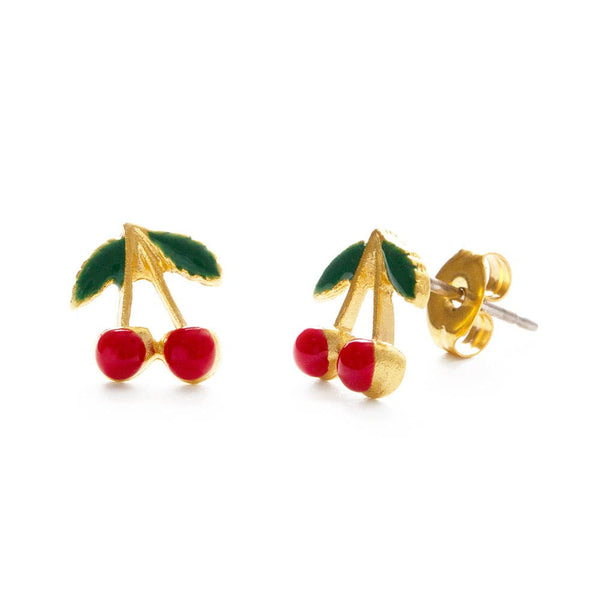 Cherry Stud Earrings