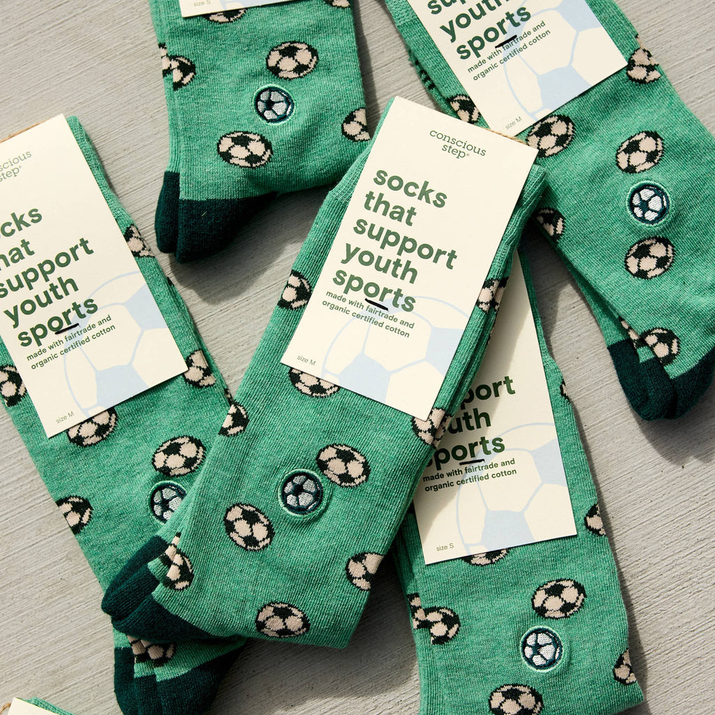 Socks that Support Youth Sports (Soccer)